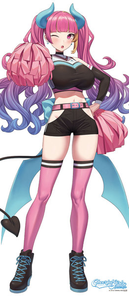 GAKAKUコレクション 「Cheerful Girls」02_ミチハス_BIGタペストリー （B:Pants Style） 8,030円