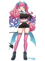 GAKAKUコレクション 「Cheerful Girls」02_ミチハス_BIGタペストリー （B:Pants Style）