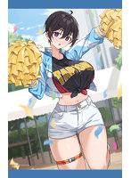 GAKAKUコレクション 「Cheerful Girls」22_たぴおか_B2タペストリー （B:Pants Style）