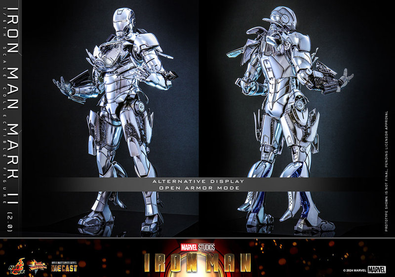 【ムービー・マスターピース DIECAST】 『アイアンマン』1/6スケールフィギュア アイアンマン・マーク2...