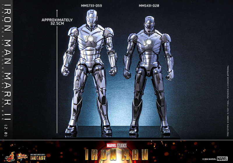 【ムービー・マスターピース DIECAST】 『アイアンマン』1/6スケールフィギュア アイアンマン・マーク2...
