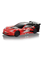 2.4GHz 1/24 RCカー コルベットC6.R （赤/黒）