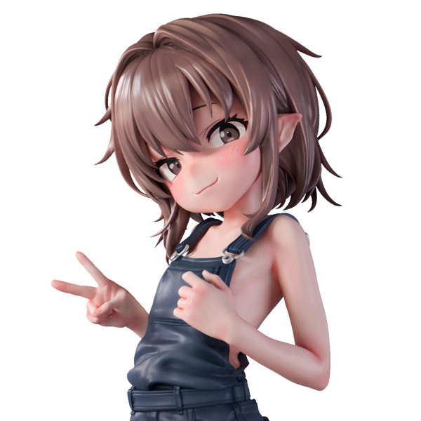 ゆる着娘 サロペットちゃん 1/5スケール塗装済み完成品フィギュア