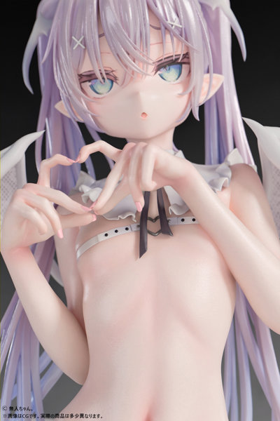 無人ちゃん。「白い悪魔ちゃん。」 1/5スケール塗装済み完成品フィギュア