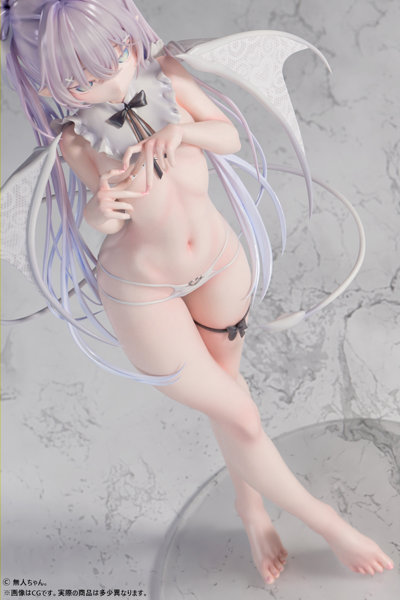 無人ちゃん。「白い悪魔ちゃん。」 1/5スケール塗装済み完成品フィギュア