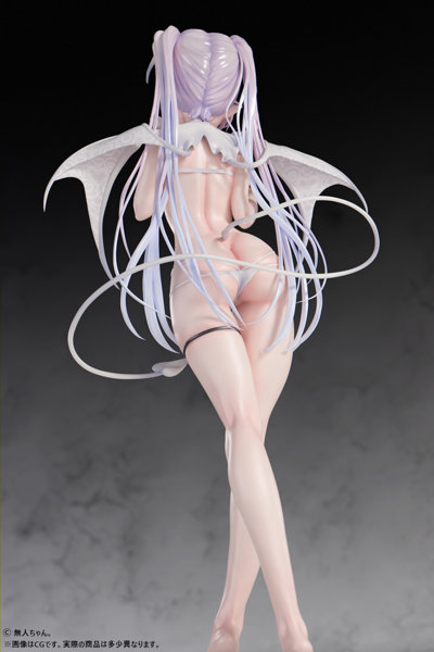 無人ちゃん。「白い悪魔ちゃん。」 1/5スケール塗装済み完成品フィギュア