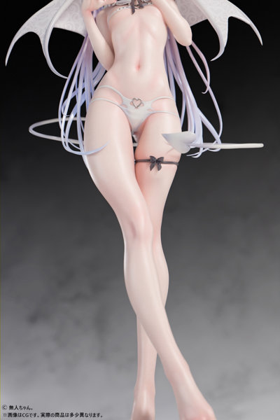 無人ちゃん。「白い悪魔ちゃん。」 1/5スケール塗装済み完成品フィギュア