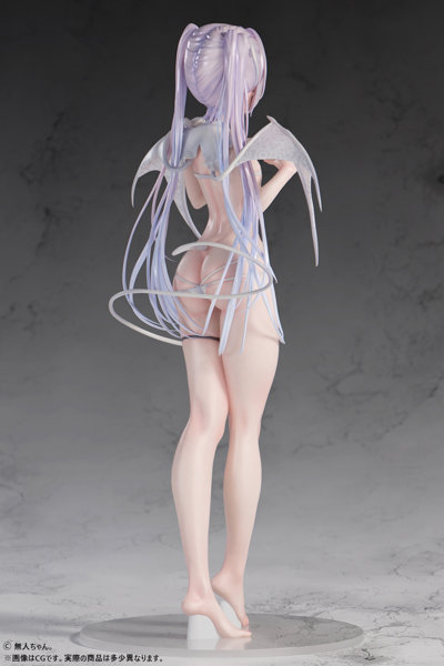 無人ちゃん。「白い悪魔ちゃん。」 1/5スケール塗装済み完成品フィギュア