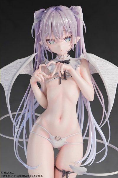 無人ちゃん。「白い悪魔ちゃん。」 1/5スケール塗装済み完成品フィギュア