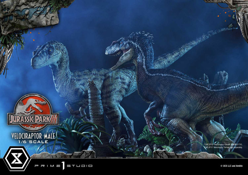 レガシーミュージアムコレクション ジュラシック・パーク3 ヴェロキラプトル 雄 1/6