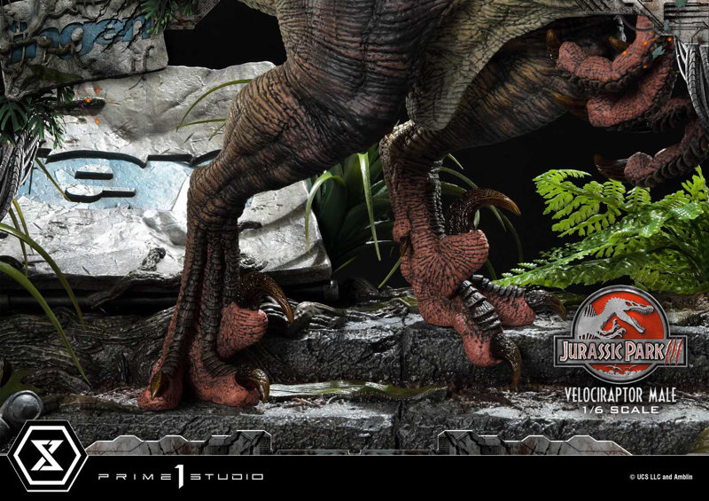 レガシーミュージアムコレクション ジュラシック・パーク3 ヴェロキラプトル 雄 1/6