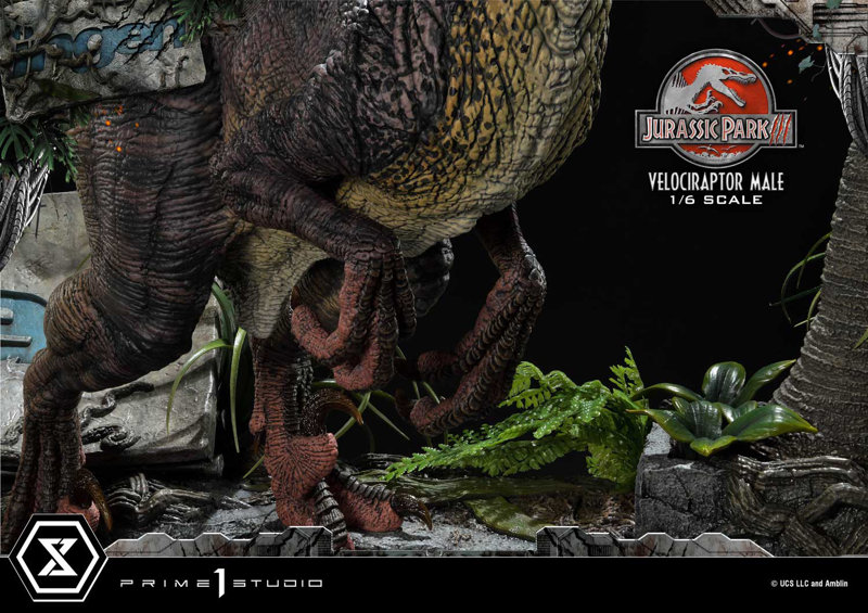 レガシーミュージアムコレクション ジュラシック・パーク3 ヴェロキラプトル 雄 1/6