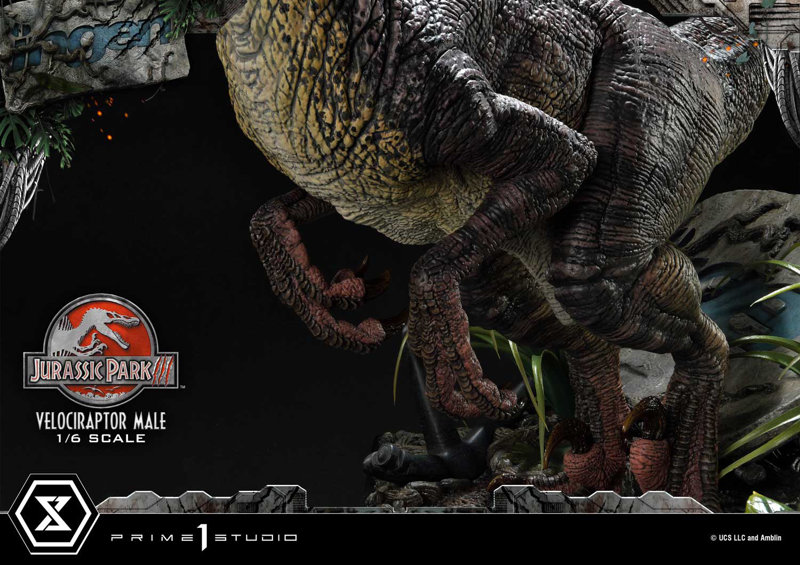 レガシーミュージアムコレクション ジュラシック・パーク3 ヴェロキラプトル 雄 1/6