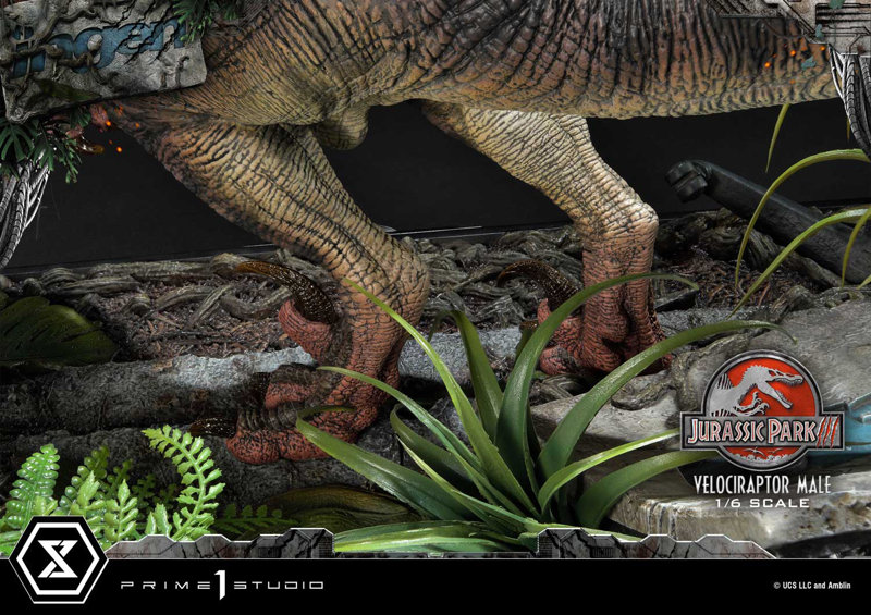 レガシーミュージアムコレクション ジュラシック・パーク3 ヴェロキラプトル 雄 1/6