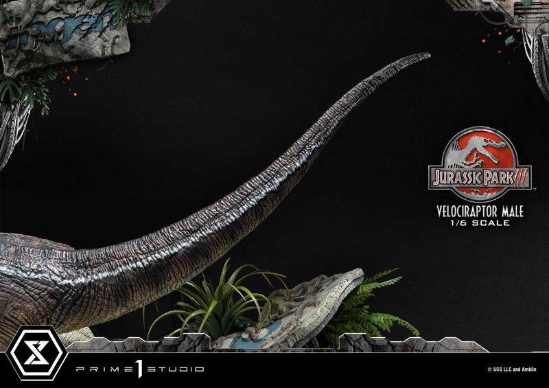 レガシーミュージアムコレクション ジュラシック・パーク3 ヴェロキラプトル 雄 1/6