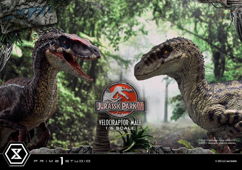 レガシーミュージアムコレクション ジュラシック・パーク3 ヴェロキラプトル 雄 1/6