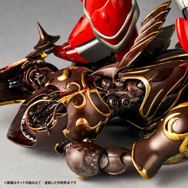 ARTPLA SCULPTURE WORKS 機甲界ガリアン 鉄の紋章 鉄巨神vs邪神兵
