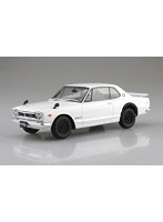 【10%ポイント還元中】01-WH KPGC10 スカイラインHT 2000GT-R 1971 ホワイト 楽プラ スナップカー