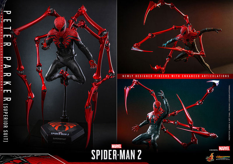 【ビデオゲーム・マスターピース】 『Marvel’s Spider-Man 2』 1/6スケールフィギュア ピーター・パーカ...