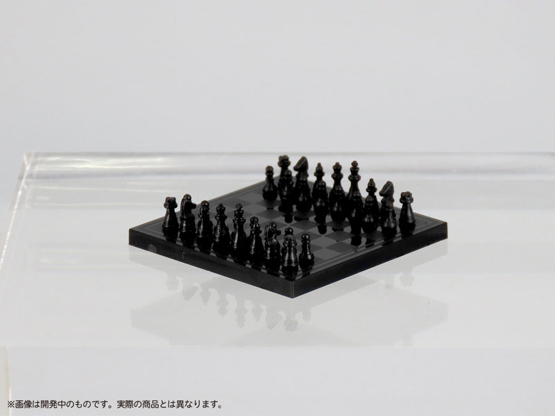 プリプラ フィギュアでチェス（クリアレッド×ブラック）