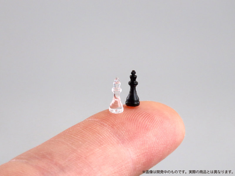 プリプラ フィギュアでチェス（クリア×ブラック）