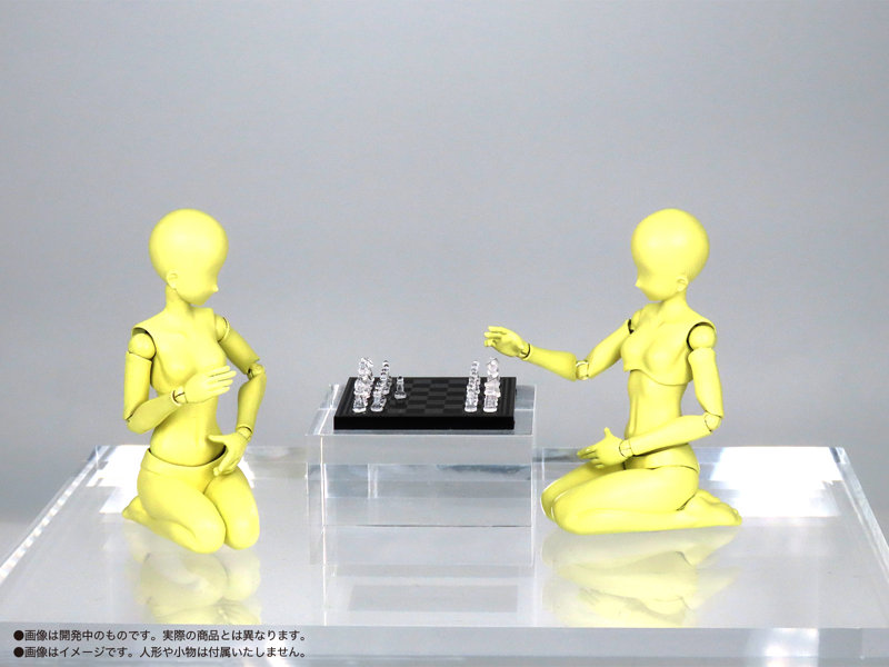 プリプラ フィギュアでチェス（クリア×ブラック）