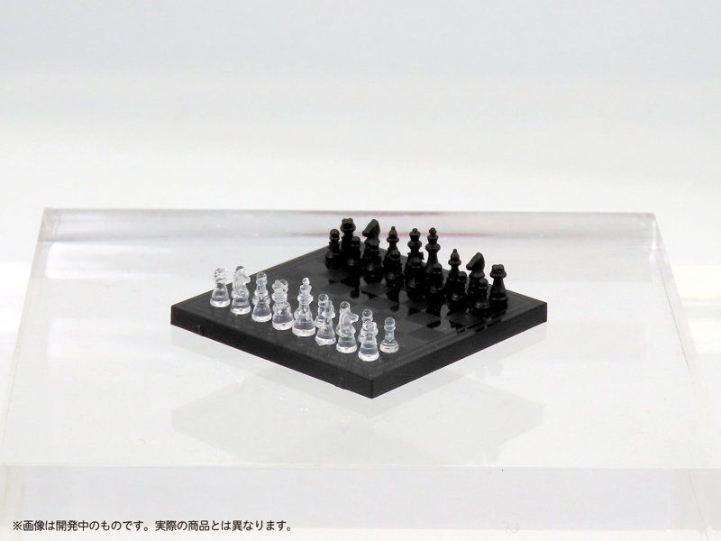 プリプラ フィギュアでチェス（クリア×ブラック）
