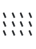 ステンレスホーロービス（ブラックメッキ）3×8mm 12個入
