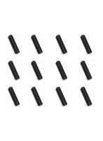 ステンレスホーロービス（ブラックメッキ）3×10mm 12個入