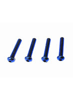 2.6×14ヘックスボタン ジュラルミンビス（濃Blue/4pcs）
