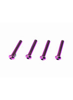 2.6×14ヘックスボタン ジュラルミンビス（Pink/4pcs）