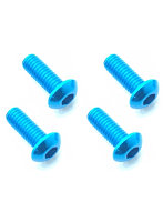 3x8ヘックスボタンビス（タミヤブルー/4本入）