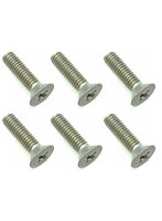 2.6x10 チタン皿ビス（6本入）プラス頭