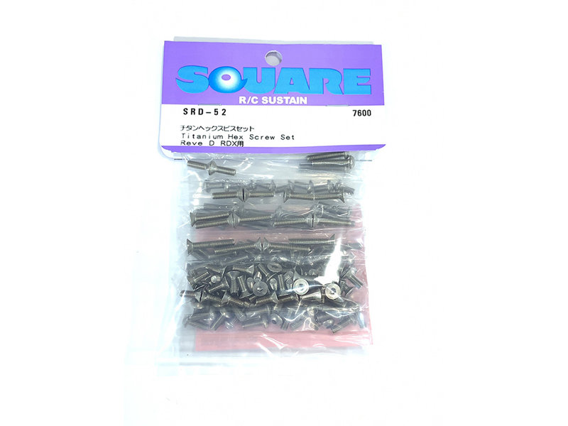 チタンヘックスビスセット（REVE D RDX用） 5,518円