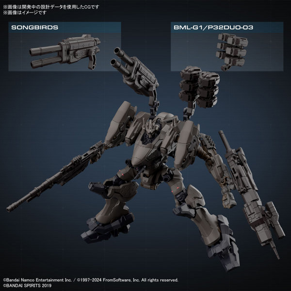 30MM ARMORED CORE VI FIRES OF RUBICON RaD CC-2000 ORBITER ナイトフォール