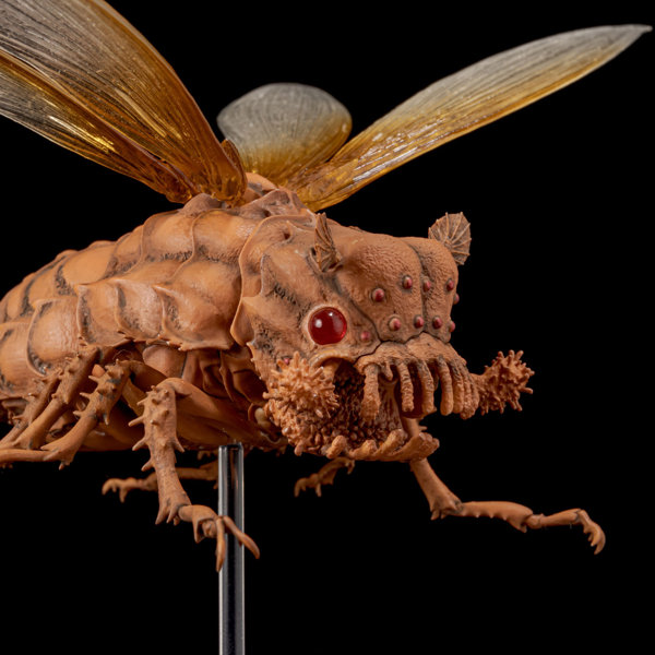 風の谷のナウシカ タケヤ式自在置物 ウシアブ 原作コミックスカラーVer.