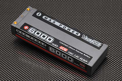 7.4V100C LCG6000mAh ヨコモ リポバッテリー