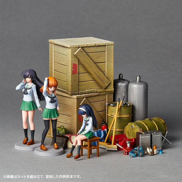 ARTPLA ガールズ＆パンツァー 最終章 ガレージセット［B］