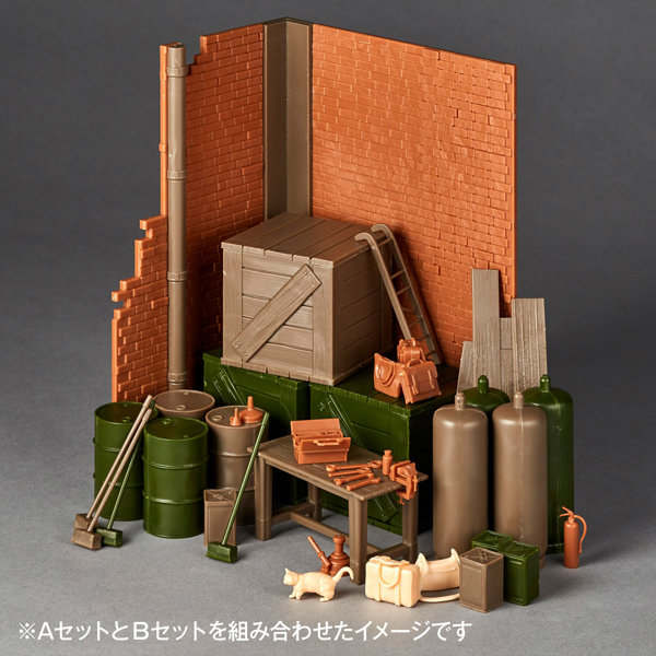 ARTPLA ガールズ＆パンツァー 最終章 ガレージセット［B］