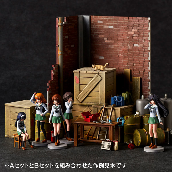 ARTPLA ガールズ＆パンツァー 最終章 ガレージセット［B］