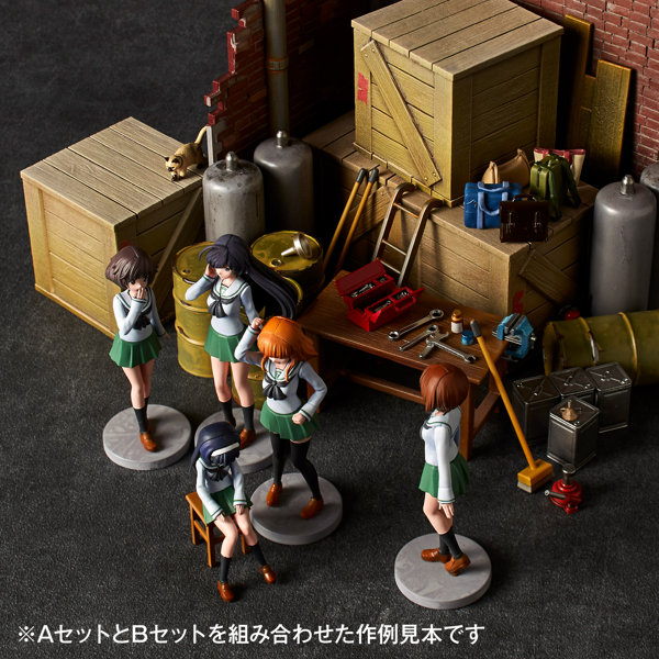 ARTPLA ガールズ＆パンツァー 最終章 ガレージセット［B］