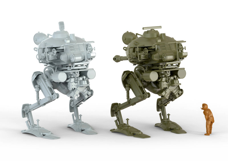 ARTPLA マシーネンクリーガー パックレーテ［長砲身・短砲身］＆ビクター