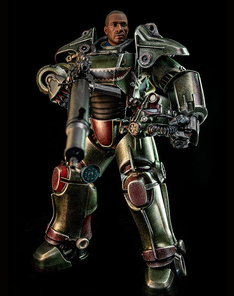 Fallout-1/6 T-45 Hot Rod Shark Power Armor（フォールアウト-1/6 T-45 ホットロッドシャーク・パワー...