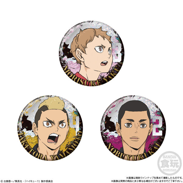 劇場版ハイキュー！！ ゴミ捨て場の決戦 缶バッジビスケット （全19種） 1BOX:12個入