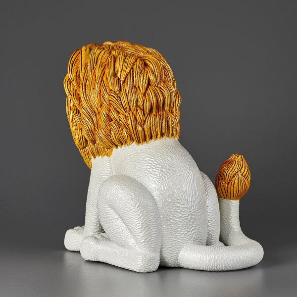 三沢厚彦 ANIMALS ライオン ゴールド ソフトビニール完成品