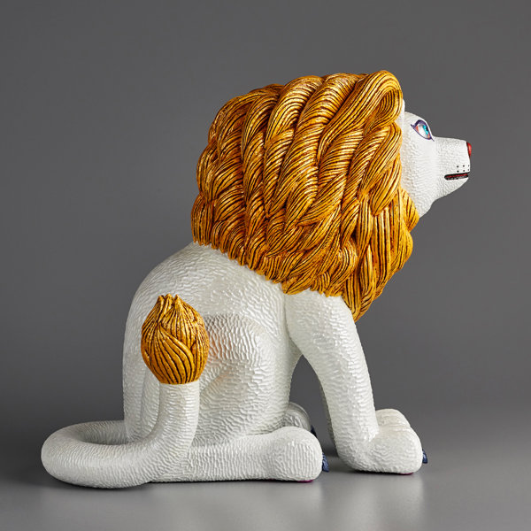 三沢厚彦 ANIMALS ライオン ゴールド ソフトビニール完成品