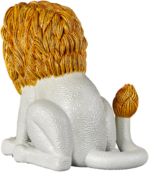 三沢厚彦 ANIMALS ライオン ゴールド ソフトビニール完成品