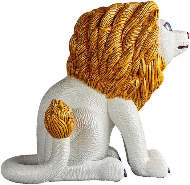 三沢厚彦 ANIMALS ライオン ゴールド ソフトビニール完成品