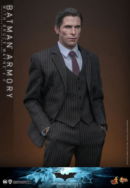 【ムービー・マスターピース】 『ダークナイト』1/6スケールフィギュア バットスーツ格納庫＆ブルース・...