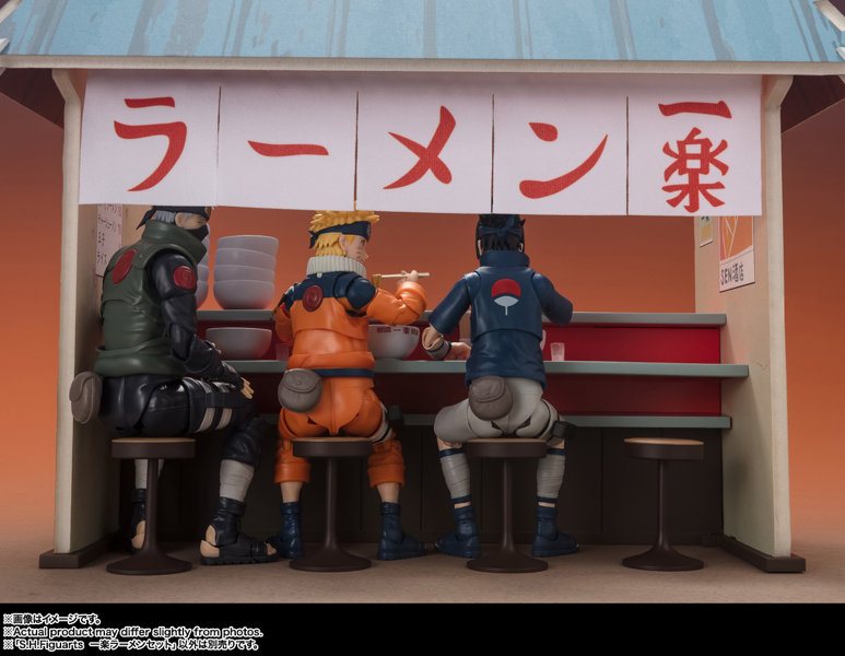 S.H.Figuarts NARUTO-ナルト-疾風伝 一楽ラーメンセット